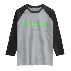 Make Algae Great Again Retro Raglan Shirt Funny Lincoln Memorial Reflecting Pool Parody Meme