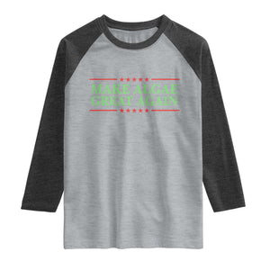 Make Algae Great Again Retro Raglan Shirt Funny Lincoln Memorial Reflecting Pool Parody Meme