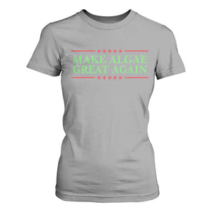 Make Algae Great Again Retro T Shirt For Women Funny Lincoln Memorial Reflecting Pool Parody Meme