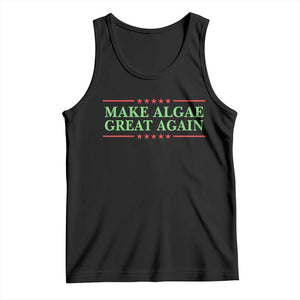Make Algae Great Again Retro Tank Top Funny Lincoln Memorial Reflecting Pool Parody Meme
