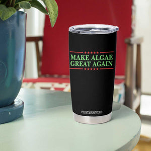 Make Algae Great Again Retro Tumbler Cup Funny Lincoln Memorial Reflecting Pool Parody Meme