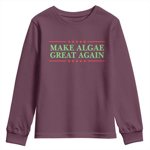 Make Algae Great Again Retro Youth Sweatshirt Funny Lincoln Memorial Reflecting Pool Parody Meme