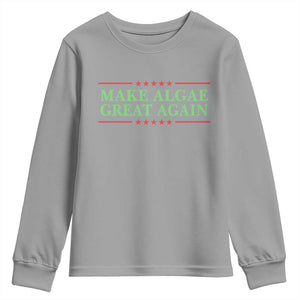 Make Algae Great Again Retro Youth Sweatshirt Funny Lincoln Memorial Reflecting Pool Parody Meme