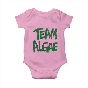 Team Algae Slime Dripping Style Graphic Baby Onesie Viral Lincoln Memorial Reflecting Pool Swamp Meme