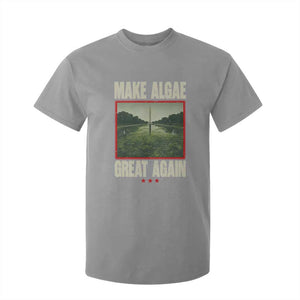 Make Algae Great Again Funny DC Slamp Slime Parody T Shirt For Kid Washington Monument Reflecting Pool Vintage Photo
