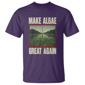 Make Algae Great Again Funny DC Slamp Slime Parody T Shirt Washington Monument Reflecting Pool Vintage Photo