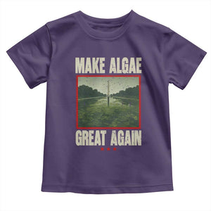 Make Algae Great Again Funny DC Slamp Slime Parody Toddler T Shirt Washington Monument Reflecting Pool Vintage Photo