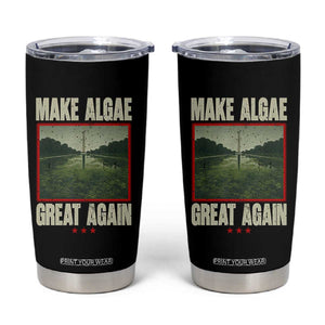 Make Algae Great Again Funny DC Slamp Slime Parody Tumbler Cup Washington Monument Reflecting Pool Vintage Photo