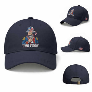 Two Fiddy George Washington Bandana Baseball Cap Funny Cool Sunglasses American Flag Headband Peace Sign Patriotic