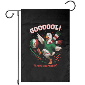 Funny Merlin the Duck Mexico Soccer Supporter Garden Flag El Pato Del Partido Goooool Football Fans TS02 Black Print Your Wear
