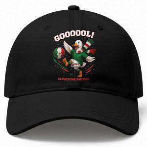 Funny Merlin the Duck Mexico Soccer Supporter Baseball Cap El Pato Del Partido Goooool Football Fans TS02 Print Your Wear