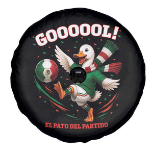 Funny Merlin the Duck Mexico Soccer Supporter Spare Tire Cover El Pato Del Partido Goooool Football Fans TS02 Print Your Wear