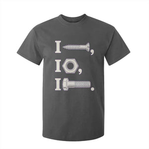Funny Handyman Mechanic Adult Humor T Shirt For Kid I Screw I Nut I Bolt Rebus Hardware Innuendo Offensive Joke