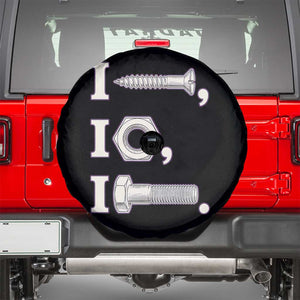 Funny Handyman Mechanic Adult Humor Spare Tire Cover I Screw I Nut I Bolt Rebus Hardware Innuendo Offensive Joke