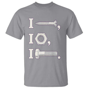 Funny Handyman Mechanic Adult Humor T Shirt I Screw I Nut I Bolt Rebus Hardware Innuendo Offensive Joke