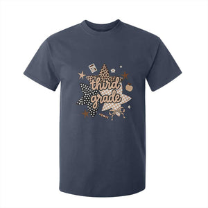 Third Grade Leopard Checkered Star Coquette T Shirt For Kid Cute 3rd Grade Girl Back to School Gift