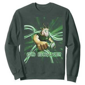 South Africa Rugby Sweatshirt Go Bokke Springboks Forever Stronger Together TS02 Dark Forest Green Printyourwear