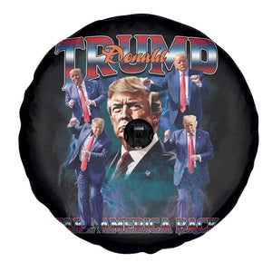 Trump 2025 Spare Tire Cover Take America Back Golden Age Vintage 90s Bootleg TS02 Print Your Wear