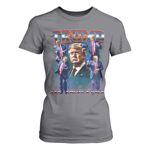 Trump 2025 T Shirt For Women Take America Back Golden Age Vintage 90s Bootleg TS02 Charcoal Print Your Wear