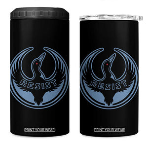 Minnesota Resist Loon Rebellion Emblem 4 in 1 Can Cooler Tumbler TS02 One Size: 16 oz Black Print Your Wear