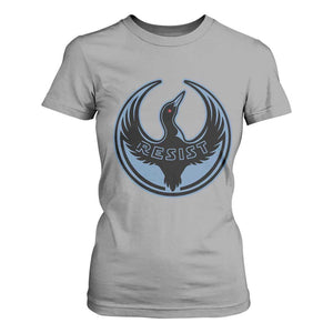 Minnesota Resist Loon Rebellion Emblem T Shirt For Women TS02 Sport Gray Print Your Wear
