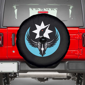 Minnesota Rebel Loon Star Emblem Spare Tire Cover - Rebellion Symbolic Unity Graphic TS02 Black Print Your Wear