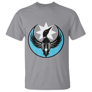 Minnesota Rebel Loon Star Emblem T Shirt Rebellion Symbolic Unity Graphic TS02 Sport Gray Print Your Wear
