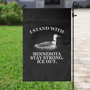 I Stand With Minnesota Resist Loon Garden Flag Stay Strong Ice Out Protest TS02 Print Your Wear