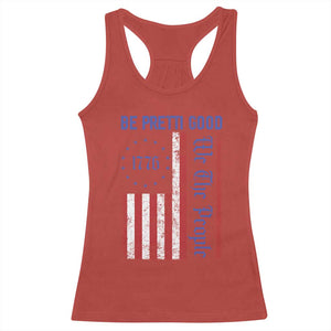 Be Pretti Good 1776 Flag Racerback Tank Top We The People Patriotic Protest TS02 Red Print Your Wear