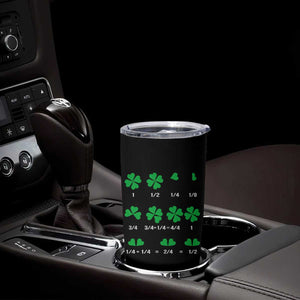Funny Shamrock Fraction Tumbler Cup St Patrick's Day Math Lover TS02 Print Your Wear