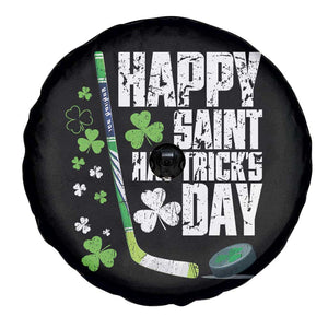 St. Patrick's Day Ice Hockey Spare Tire Cover Happy Saint Hat Trick's Lucky Shamrocks TS02 Print Your Wear
