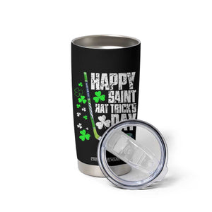 St. Patrick's Day Ice Hockey Tumbler Cup Happy Saint Hat Trick's Lucky Shamrocks TS02 Print Your Wear