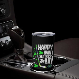 St. Patrick's Day Ice Hockey Tumbler Cup Happy Saint Hat Trick's Lucky Shamrocks TS02 Print Your Wear