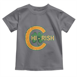Chicago Irish Chirish Toddler T Shirt Happy Saint Patrick's Day Lucky Shamrock TS02 Charcoal Print Your Wear