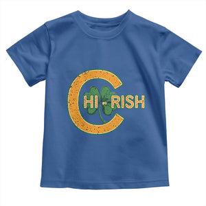 Chicago Irish Chirish Toddler T Shirt Happy Saint Patrick's Day Lucky Shamrock TS02 Royal Blue Print Your Wear