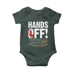 Resist Hands Off Baby Onesie Protect USA American We The People TS02 Print Your Wear
