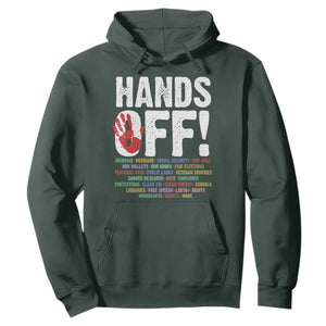 Resist Hands Off Hoodie Protect USA American We The People TS02 Dark Forest Green Print Your Wear