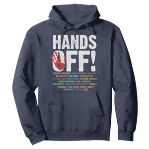 Resist Hands Off Hoodie Protect USA American We The People TS02 Navy Print Your Wear