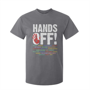 Resist Hands Off T Shirt For Kid Protect USA American We The People TS02 Charcoal Print Your Wear