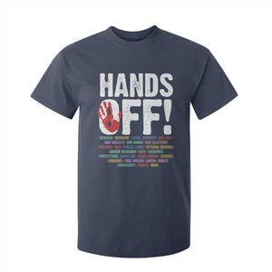 Resist Hands Off T Shirt For Kid Protect USA American We The People TS02 Navy Print Your Wear