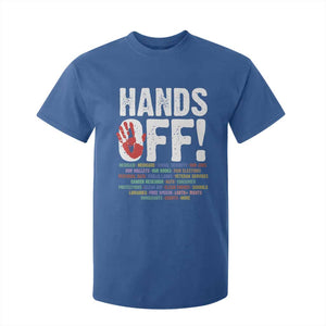 Resist Hands Off T Shirt For Kid Protect USA American We The People TS02 Royal Blue Print Your Wear
