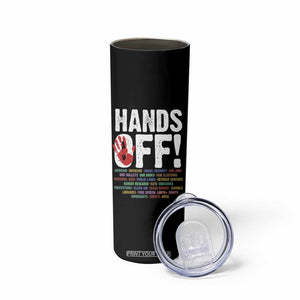 Resist Hands Off Skinny Tumbler Protect USA American We The People TS02 Print Your Wear