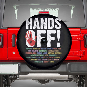 Resist Hands Off Spare Tire Cover Protect USA American We The People TS02 Black Print Your Wear