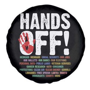 Resist Hands Off Spare Tire Cover Protect USA American We The People TS02 Print Your Wear