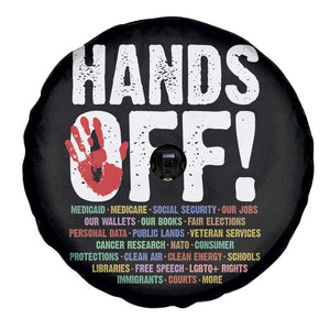 Resist Hands Off Spare Tire Cover Protect USA American We The People TS02 Print Your Wear