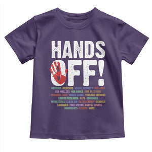 Resist Hands Off Toddler T Shirt Protect USA American We The People TS02 Purple Print Your Wear