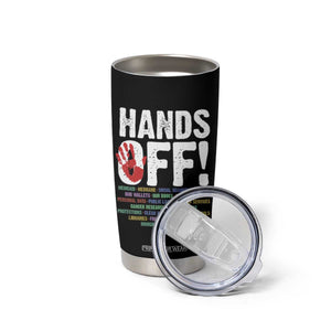 Resist Hands Off Tumbler Cup Protect USA American We The People TS02 Print Your Wear