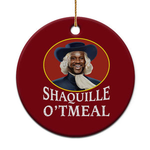 Funny Shaquille Oatmeal Ceramic Ornament Shaq O'neal Meme Cereal Parody TS02 1pc Red Print Your Wear