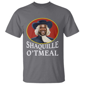 Funny Shaquille Oatmeal T Shirt Shaq O'neal Meme Cereal Parody TS02 Charcoal Print Your Wear