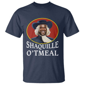 Funny Shaquille Oatmeal T Shirt Shaq O'neal Meme Cereal Parody TS02 Navy Print Your Wear